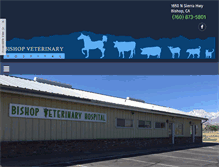 Tablet Screenshot of bishopveterinaryhospital.com